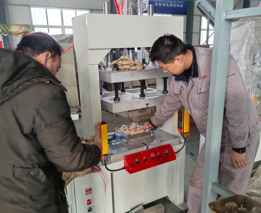 蛋托機、蛋托生產(chǎn)線、雞蛋托盤機，請致電宏潤包裝